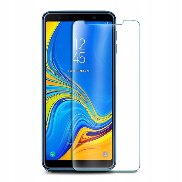Displayschutzfolie für Samsung Galaxy A7 2018 aus Echtglas Verbundglas Tempered Glas 9H