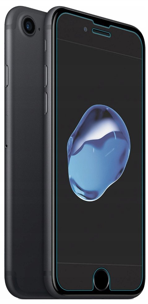 Displayschutzfolie für iPhone 8 Plus aus Echtglas Verbundglas Tempered Glas 9H