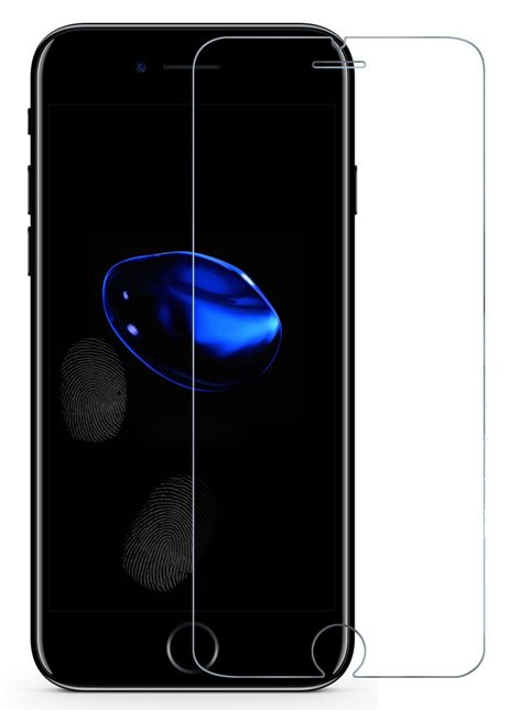 Displayschutzfolie für iPhone 7 aus Echtglas Verbundglas Tempered Glas 9H