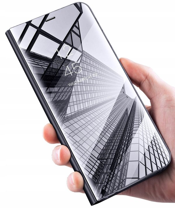 Clear View Flip Case für Samsung Galaxy S8+ Plus Handy Hülle Spiegel Tasche Bumper Mirror Schutz