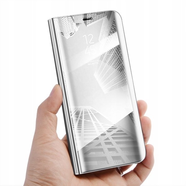 Clear View Flip Case für Samsung Galaxy S8+ Plus Handy Hülle Spiegel Tasche Bumper Mirror Schutz