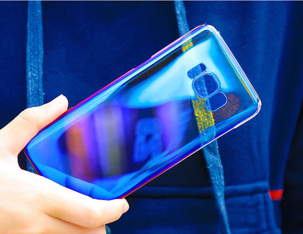Farbwechsel Handy Hülle für Huawei P20 Lite Case Bumper Schutz Back Cover Etui