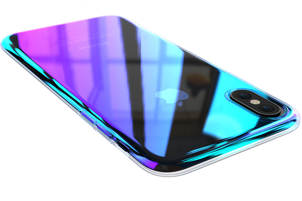 Farbwechsel Handy Hülle für Samsung Galaxy S9+ Plus Case Bumper Schutz Back Cover Etui