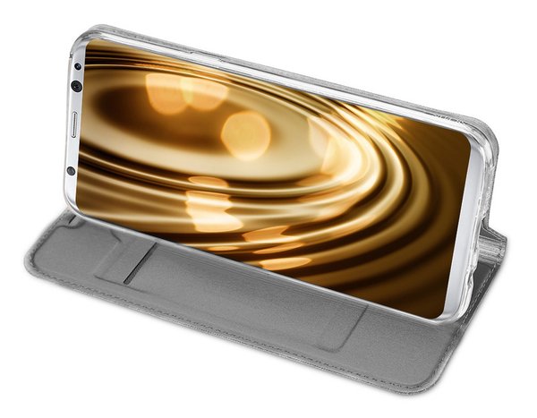 Handy Tasche für Xiaomi Redmi 5 Plus Flip Hülle Etui Gold