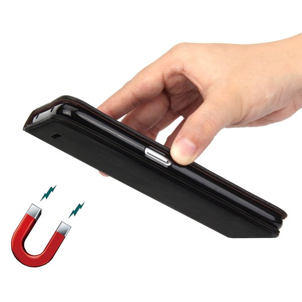 Handy Tasche für Xiaomi Redmi 5 Plus Flip Hülle Schwarz