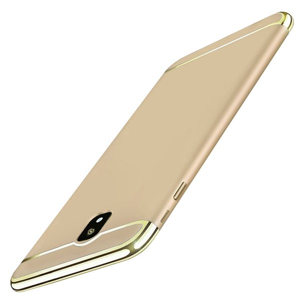 Handy Hülle Full Cover für Samsung Galaxy J7 2017 Slim Schutz Case Tasche Bumper Chrom Schale
