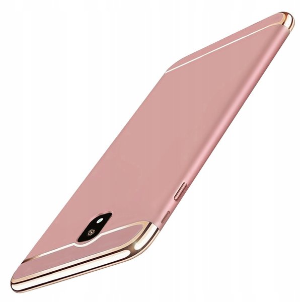 Handy Hülle Full Cover für Samsung Galaxy J7 2017 Slim Schutz Case Tasche Bumper Chrom Schale
