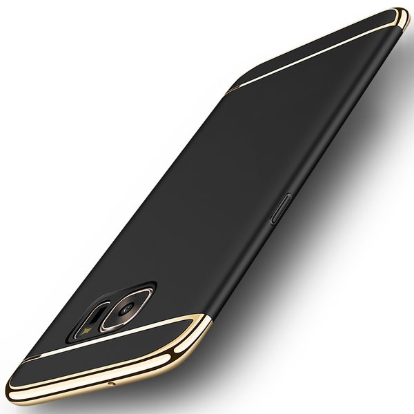 Handy Hülle Full Cover für Samsung Galaxy S7 Edge Slim Schutz Case Tasche Bumper Chrom Schale