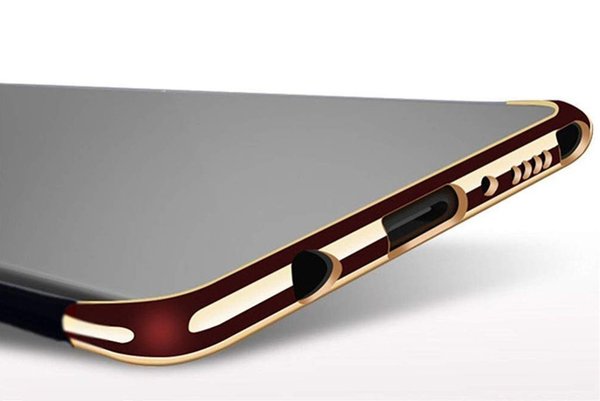 Handy Hülle Full Cover für Xiaomi Redmi Note 4X Slim Schutz Case Tasche Bumper Chrom Schale