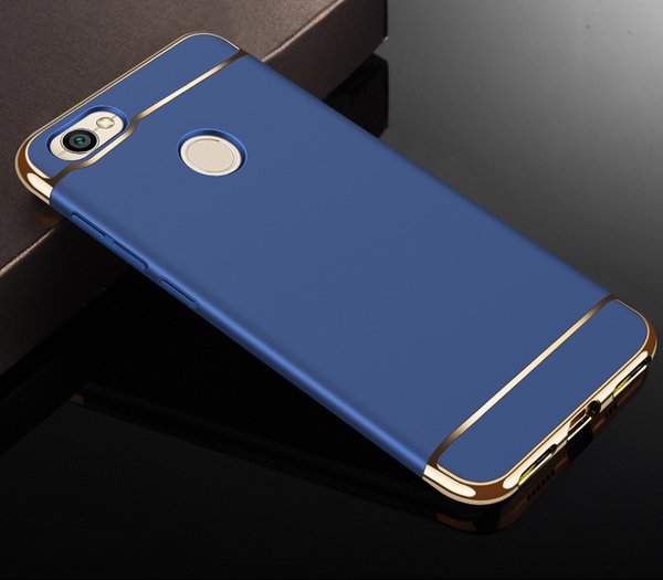 Handy Hülle Full Cover für Xiaomi Redmi Note 5A Prime Slim Schutz Case Tasche Bumper Chrom Schale
