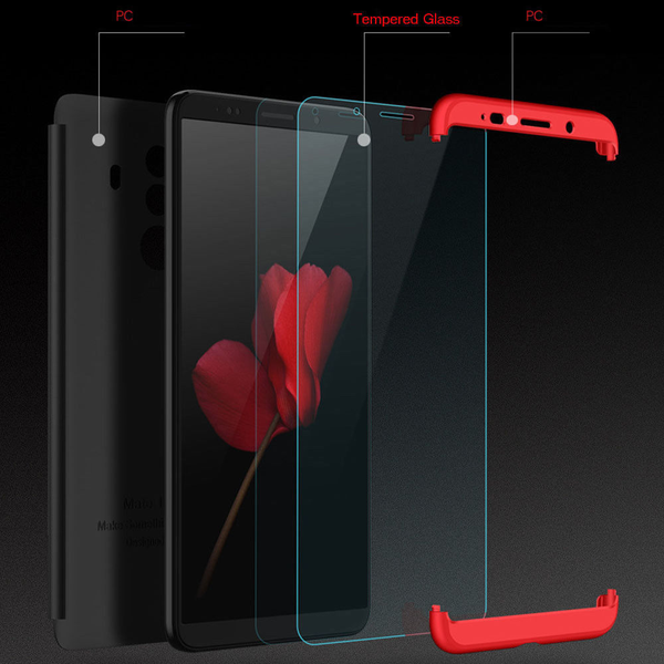 Hülle für Huawei Mate 10 Lite Full Cover 360° Grad Handy Schutz Schale Case
