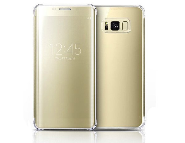 Schutzhülle für Samsung Galaxy S8 Handy Hülle Spiegel Flip Clear View Case Mirror Cover Tasche