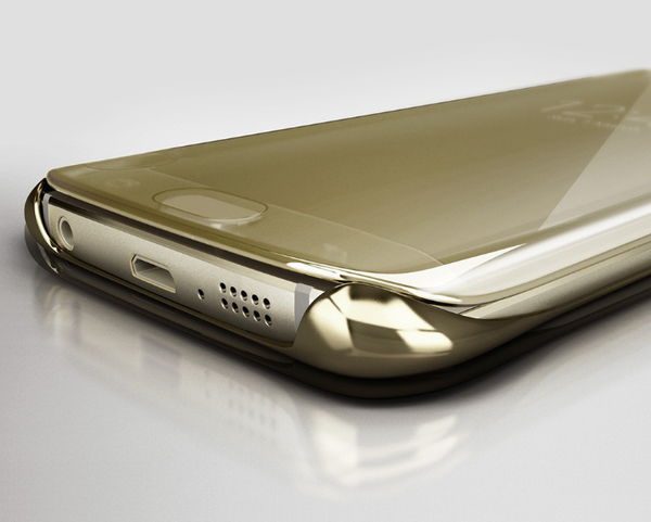 Schutzhülle für Samsung Galaxy S8 Handy Hülle Spiegel Flip Clear View Case Mirror Cover Tasche