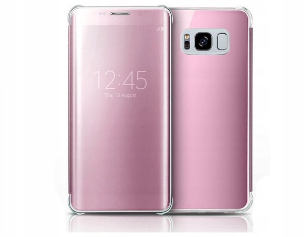 Schutzhülle für Samsung Galaxy S8+ Plus Handy Hülle Spiegel Flip Clear View Case Mirror Cover Tasche