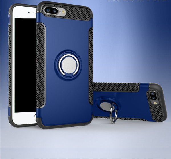 Panzer Cover für iPhone 7 Plus Silikon Schutz Case Handyhülle