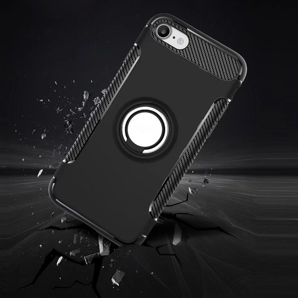 Panzer Cover für iPhone 8 Plus Silikon Schutz Case Handyhülle