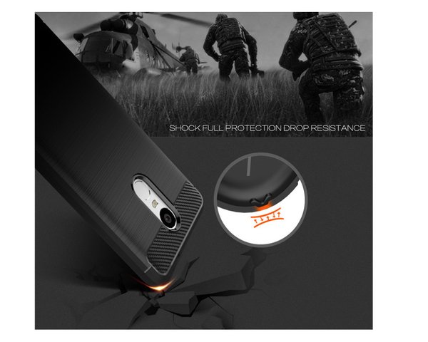 TPU Silikon Case für Xiaomi Redmi Note 3 Pro Carbon Optik Brushed Schutz Cover Hülle