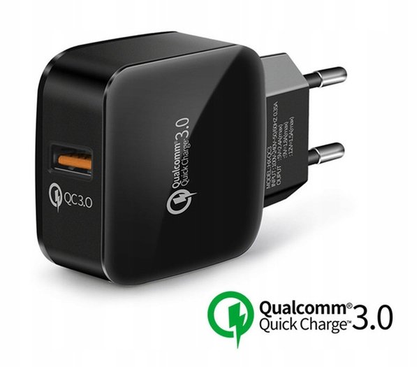 Quick Charge 3.0 Single USB-Ladegerät Handy Schnell Ladeadapter Steckdose Netzteil
