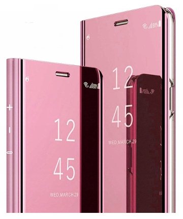 Clear View Flip Case für Xiaomi Mi 9T Handy Hülle Spiegel Tasche Bumper Mirror Schutz Etui