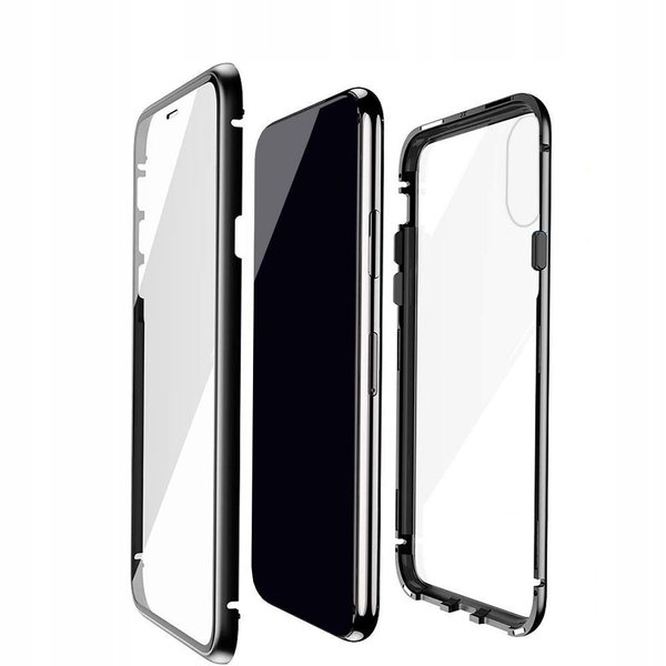 Dual Glass Magnetic Case für Huawei P20 Pro Handy Hülle 360 Bumper Schutz