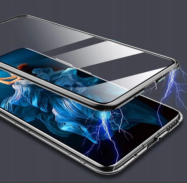 Dual Glass Magnetic Case für iPhone X Handy Hülle 360 Bumper Schutz
