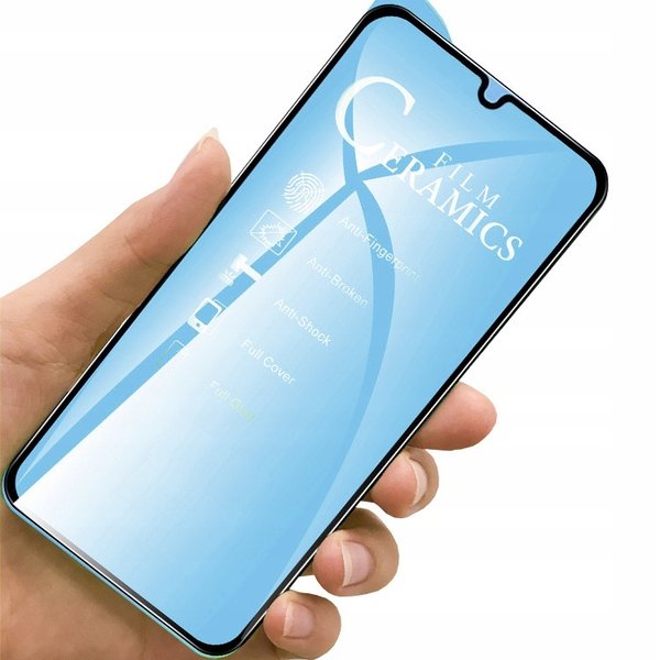 Flexible Hybrid Glas Folie für Samsung A40 Full Glue Schutzglas Klar