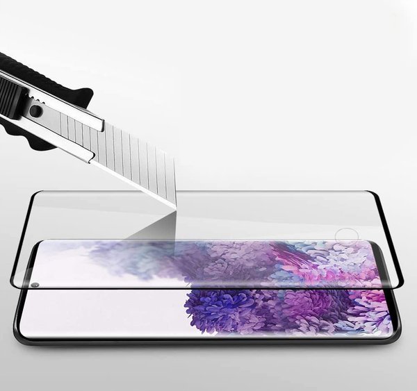 Full Glue Display Schutz Glas für Samsung S20+ PLUS (6.7") Panzerfolie