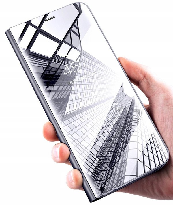Clear View Flip Case für Samsung A52 5G Handy Hülle Spiegel Tasche Bumper Schutz