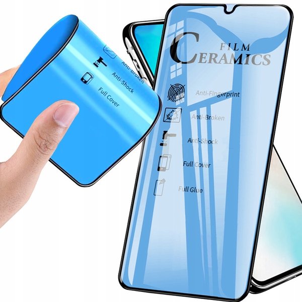 Flexible Hybrid Glas Folie für Xiaomi Redmi Note 8 PRO Full Glue Schutzglas Klar
