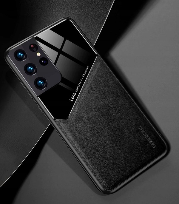 Samsung S21 Ultra (6,8“) Generous Eco Leder Cover Schutz Hülle Magnet Case