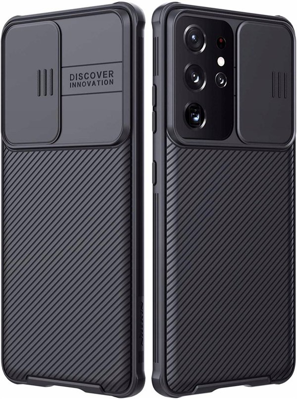 Samsung S21 Ultra (6,8“) Original Nillkin CamShield Hülle Etui Back Cover mit Kameraschutz
