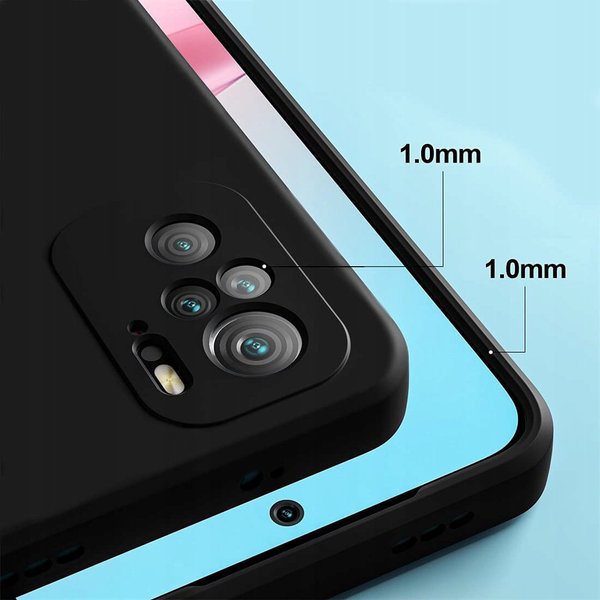 Xiaomi Poco M3 Pro 5G Silikon Ring Hülle Handy Back Cover Case Flexibel
