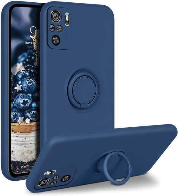 Xiaomi Poco M3 Pro 5G Silikon Ring Hülle Handy Back Cover Case Flexibel