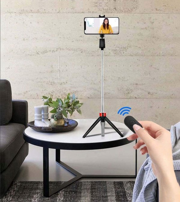 Selfie Stick Bluetooth Handy Stativ Tripod Halterung