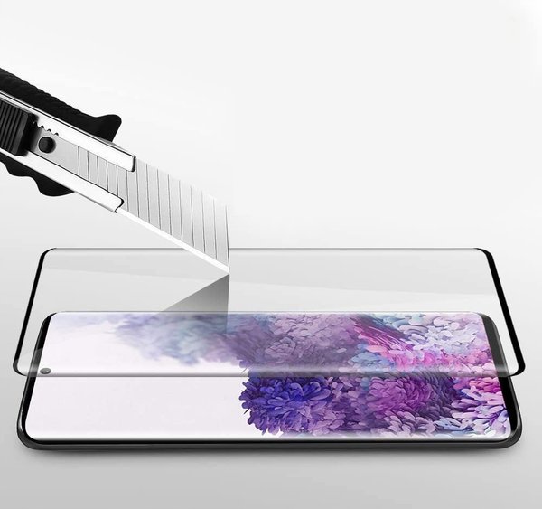 Samsung S22 Ultra (6,8") / 5G Full Glue Display Schutz Glas Panzerfolie