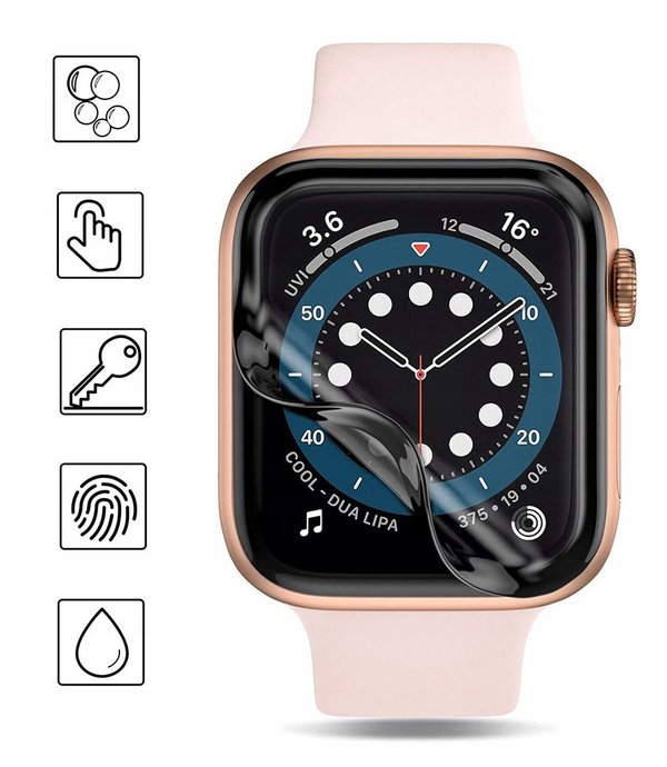 Passend für Apple Watch 7 - 45 mm Hybrid Displayschutz 2 Stück