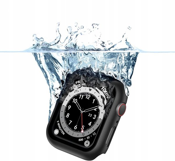 Hülle + Displayschutz passend für Apple Watch 7 - 45 mm
