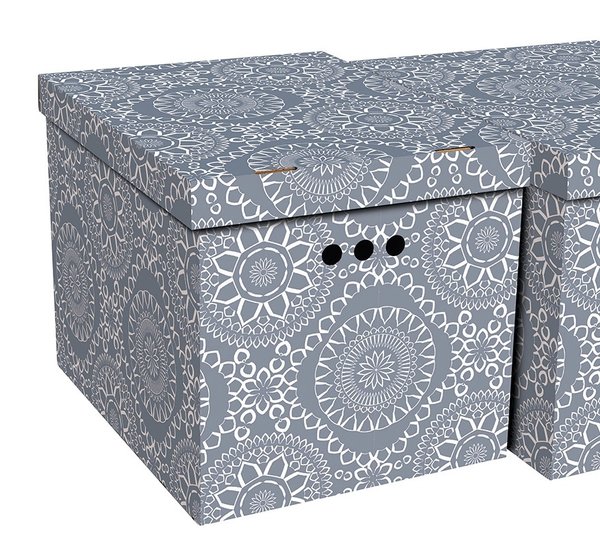 Aufbewahrungsbox Mit Deckel Deko Karton Mehrzweckbox - Marokko