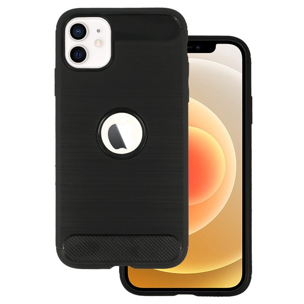 Carbon Case für Apple iPhone 11 (6,1“) Handyhülle Back Cover Bumper Schutzhülle