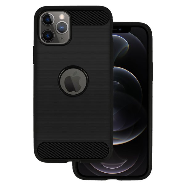 Carbon Case für Apple iPhone 11 Pro Max Handyhülle Back Cover Bumper Schutzhülle