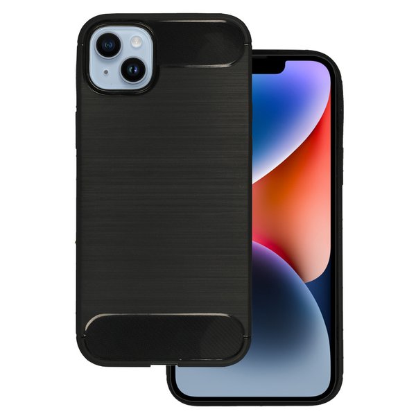 Carbon Case für Apple iPhone 14 Plus (6,7“) Handyhülle Back Cover Bumper Schutzhülle
