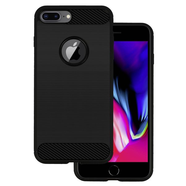 Carbon Case für Apple iPhone 7 Plus / 8 Plus Handyhülle Back Cover Bumper Schutzhülle