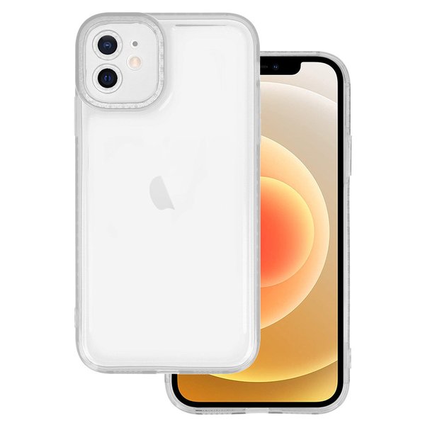 Für iPhone 12 (6,1“) Crystal Diamond Handy Case Hülle Cover Schutzhülle Transparent