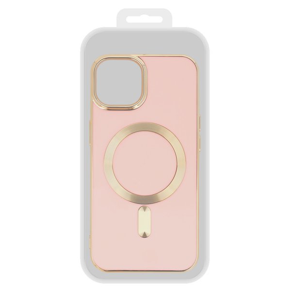 MagSafe Kompatibel - Handy Case für iPhone 13 (6,1") Schutzhülle Bumper Cover Lachsfarbe
