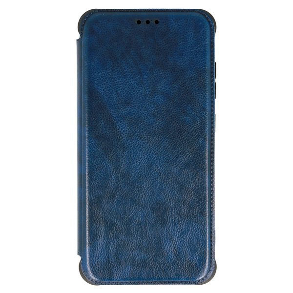 Für Samsung Galaxy A - Leder Handyhülle Klapphülle Schutzhülle Etui - Blau