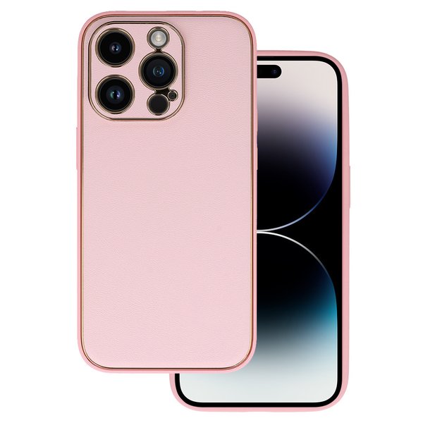Für iPhone 14 Pro (6,1") Schutzhülle Back Cover Handyhülle Glamour Case Flexibel Hellrosa