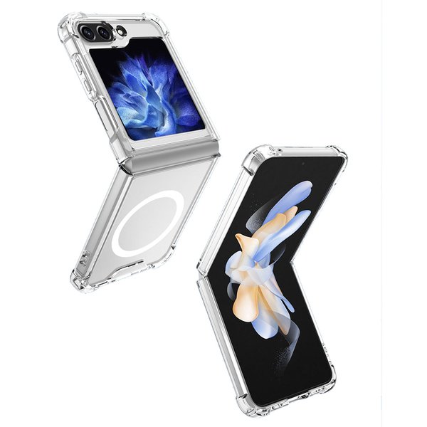 Für Samsung Z Flip 5 Acrylic Magsafe Handyhülle Bumper Cover Case Transparent